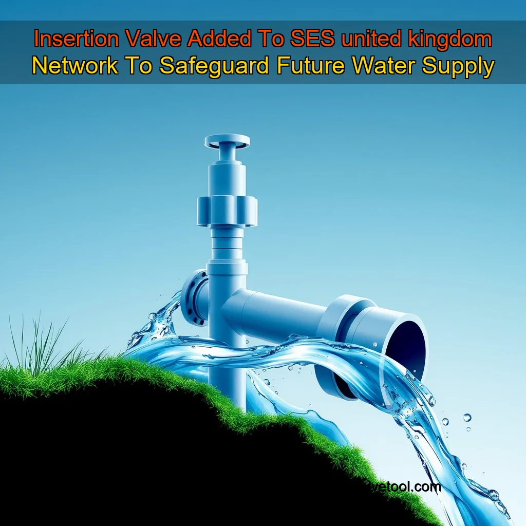 You are currently viewing Insertion Valve Added To SES united kingdom Network To Safeguard Future Water Supply