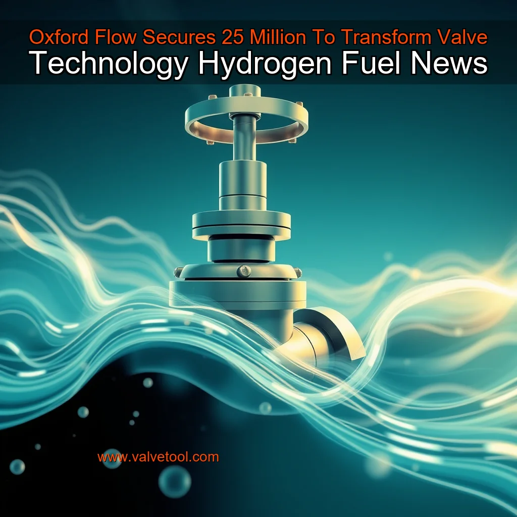Artistic representation for Oxford Flow Secures 25 Million To Transform Valve Technology Hydrogen Fuel News