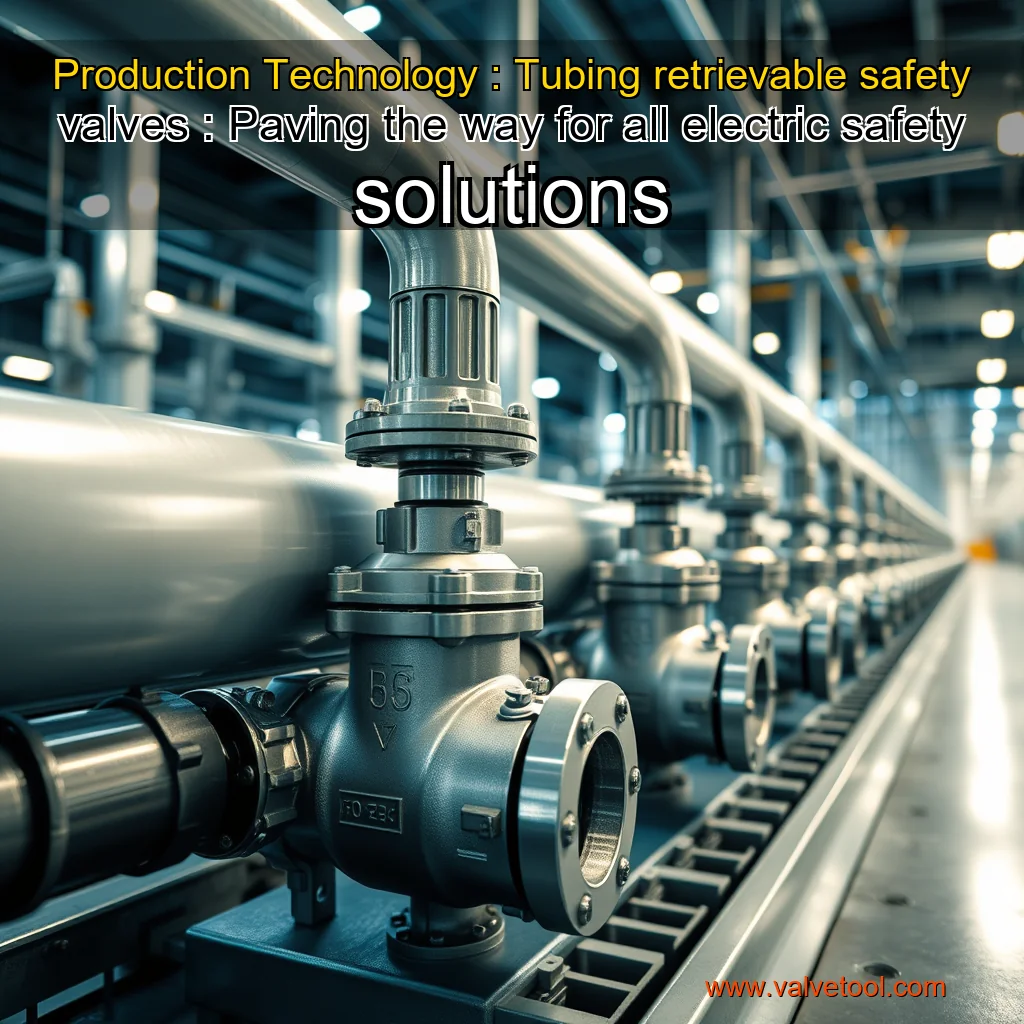 Artistic representation for Production Technology : Tubing retrievable safety valves : Paving the way for all electric safety solutions