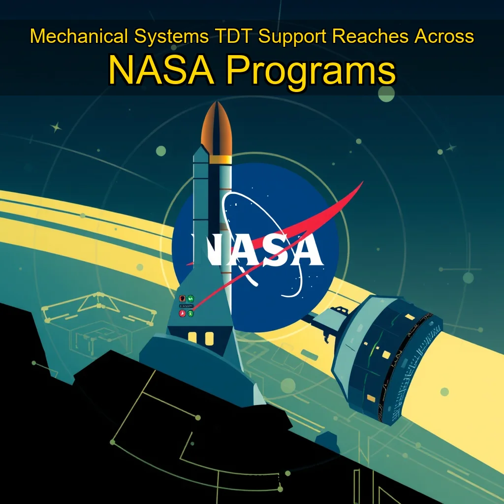 You are currently viewing Mechanical Systems TDT Support Reaches Across NASA Programs