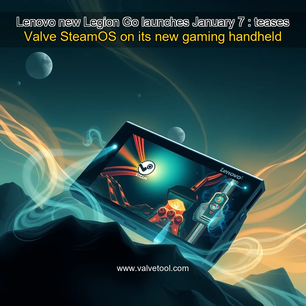You are currently viewing Lenovo new Legion Go launches January 7 : teases Valve SteamOS on its new gaming handheld