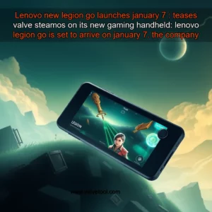 Read more about the article Lenovo new legion go launches january 7 : teases valve steamos on its new gaming handheld: lenovo legion go is set to arrive on january 7. the company has teased a valve steamos-powered gaming handheld, the lenovo legion go, in a promotional video.