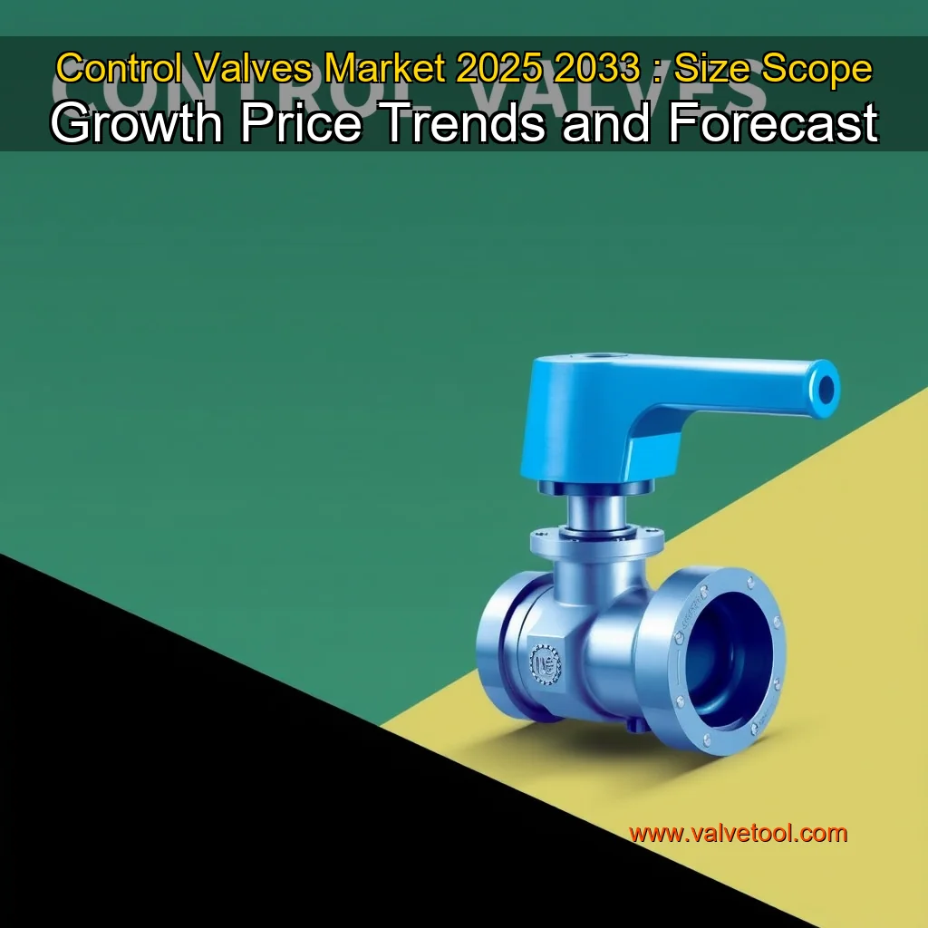 Read more about the article Control Valves Market 2025  2033 : Size  Scope  Growth  Price Trends and Forecast