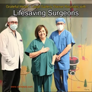 Read more about the article Grateful Heart : Local Gallery Owner Reunites with Lifesaving Surgeons