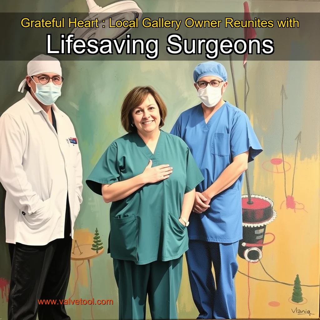 Read more about the article Grateful Heart : Local Gallery Owner Reunites with Lifesaving Surgeons