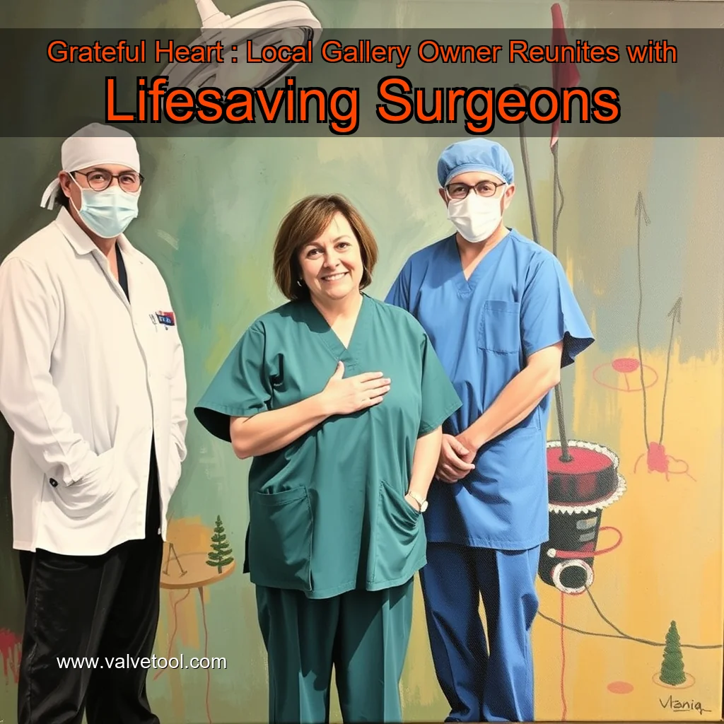 Read more about the article Grateful Heart : Local Gallery Owner Reunites with Lifesaving Surgeons