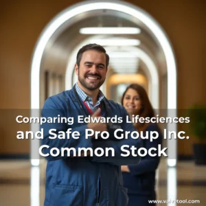 Artistic representation for Comparing Edwards Lifesciences and Safe Pro Group Inc. Common Stock