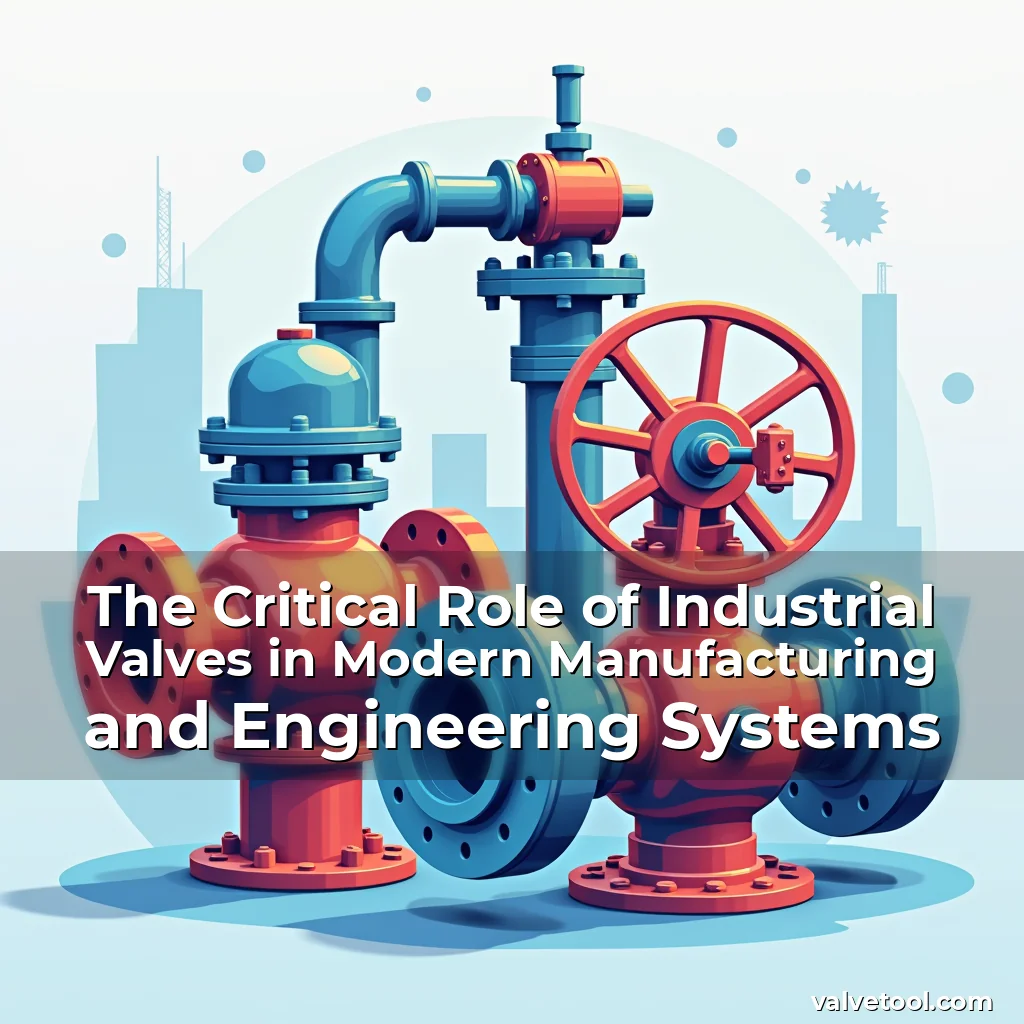 Read more about the article The Critical Role of Industrial Valves in Modern Manufacturing and Engineering Systems