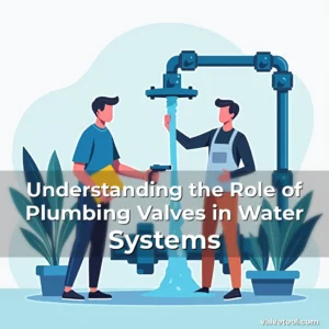 Read more about the article Understanding the Role of Plumbing Valves in Water Systems