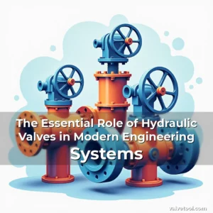 Artistic representation for The Essential Role of Hydraulic Valves in Modern Engineering Systems