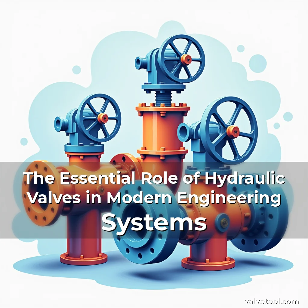 Read more about the article The Essential Role of Hydraulic Valves in Modern Engineering Systems